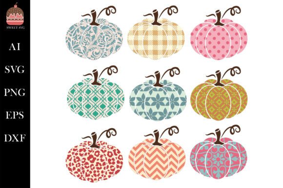 Download Patterned Pumpkin Bundle SVG - Pumpkin bundle svg Collection