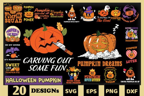Download Halloween Pumpkin Bundle SVG 20 Designs - Pumpkin bundle svg Collection